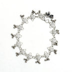 Mominos Fashion Kamal Johar Oxidised Silver Adjustable Anklets | Grocsy