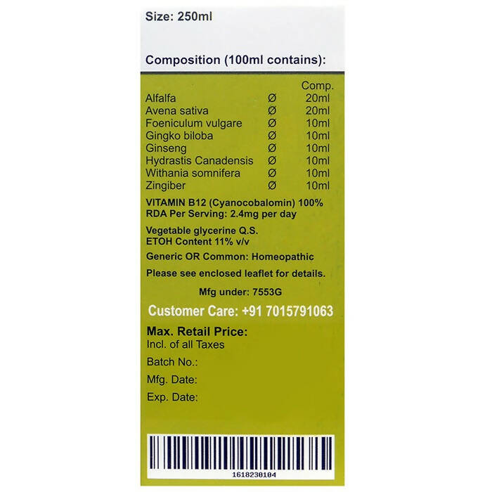 Prime Health Uk Alfalfa SF Tonic | Grocsy