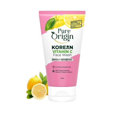 Pure Origin Korean Vitamin C Bright Boosting Face Wash | Grocsy