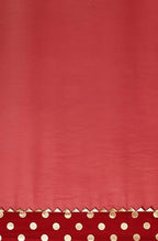 Janasya Women Women's Red Poly Georgette Printed Saree With Blouse Piece | Grocsy