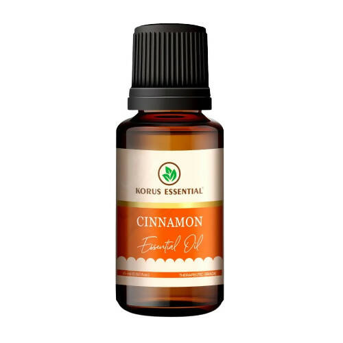 Korus Essential Cinnamon Essential Oil - Therapeutic Grade | Grocsy