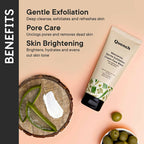 Quench Botanics Mesmerice Gentle Exfoliation Cream Face Wash - Korean Skincare | Grocsy