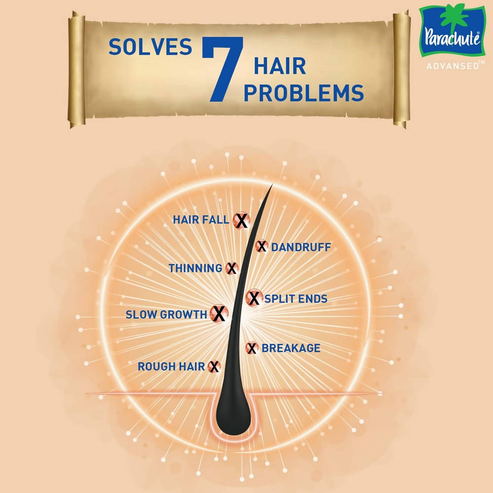 Parachute Advansed Ayurvedic Coconut Hair Oil | Grocsy