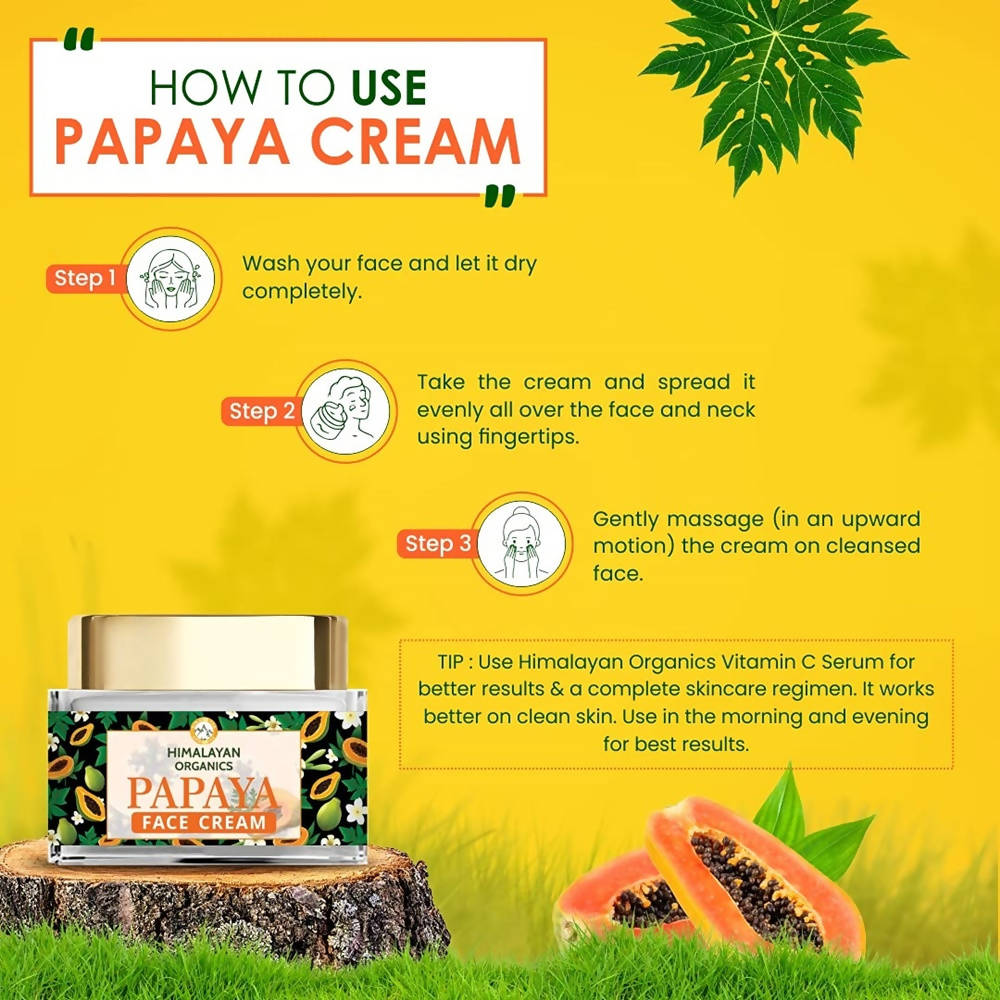 Himalayan Organics Papaya Face Cream | Grocsy