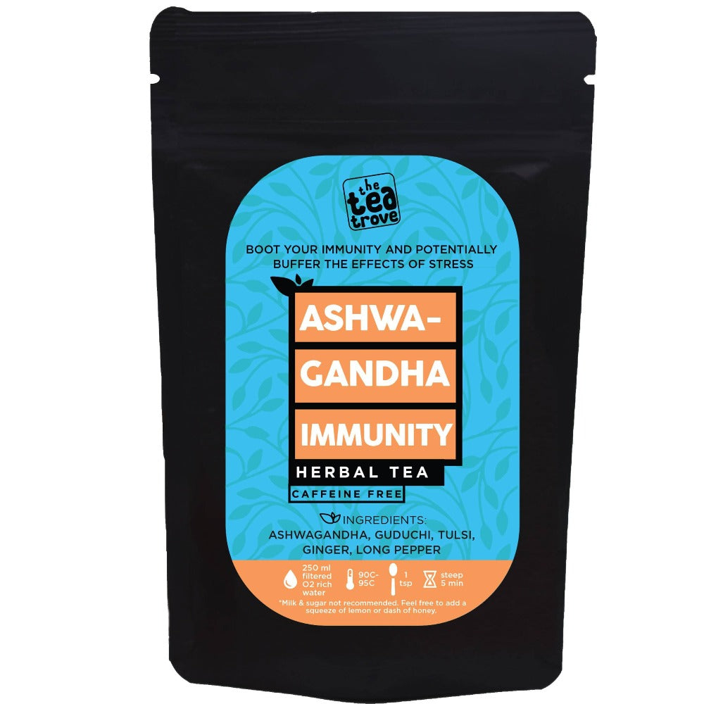 The Tea Trove - Ashwagandha Immunity Herbal Tea | Grocsy