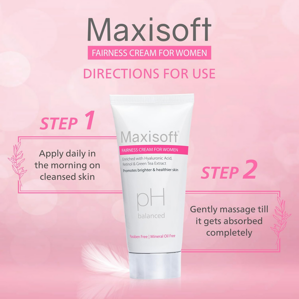 Maxisoft Fairness Cream For Women For Glowing & Brightening Skin | Grocsy