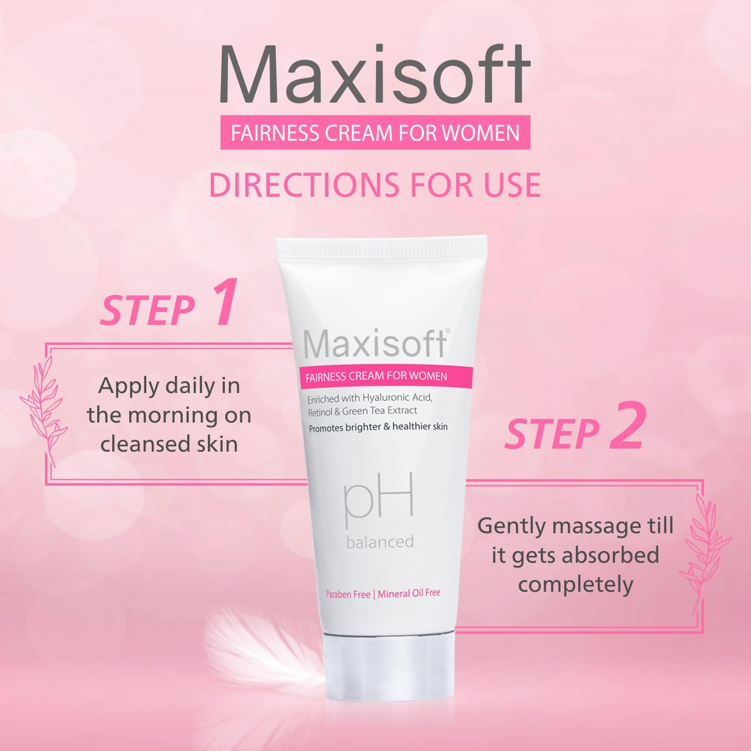 Maxisoft Fairness Cream For Women For Glowing & Brightening Skin | Grocsy
