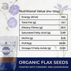 Anveshan Organic Roasted Flax Seeds | Grocsy