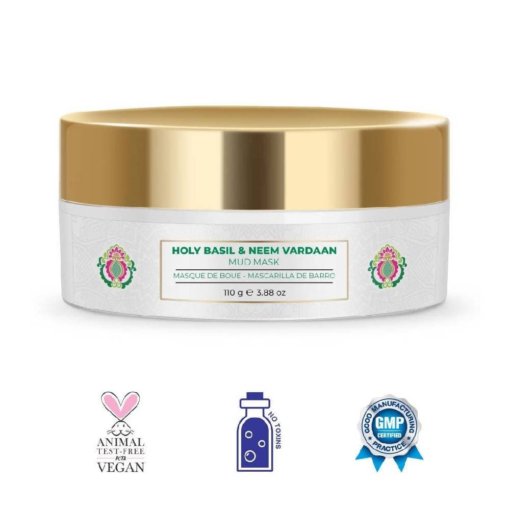 Nourish Mantra Holy Basil & Neem Vardaan Mud Mask | Grocsy