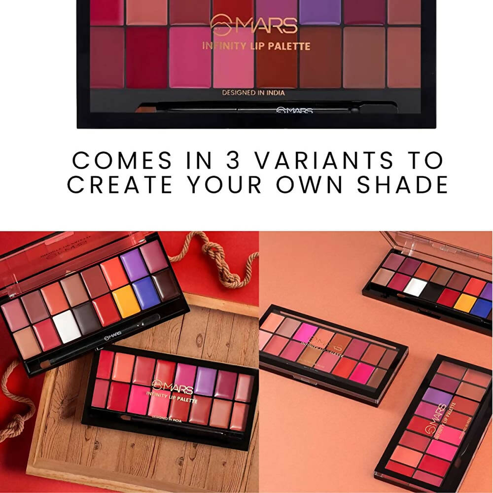 MARS Infinity Lip Palette - 01(Multicolor) | Grocsy