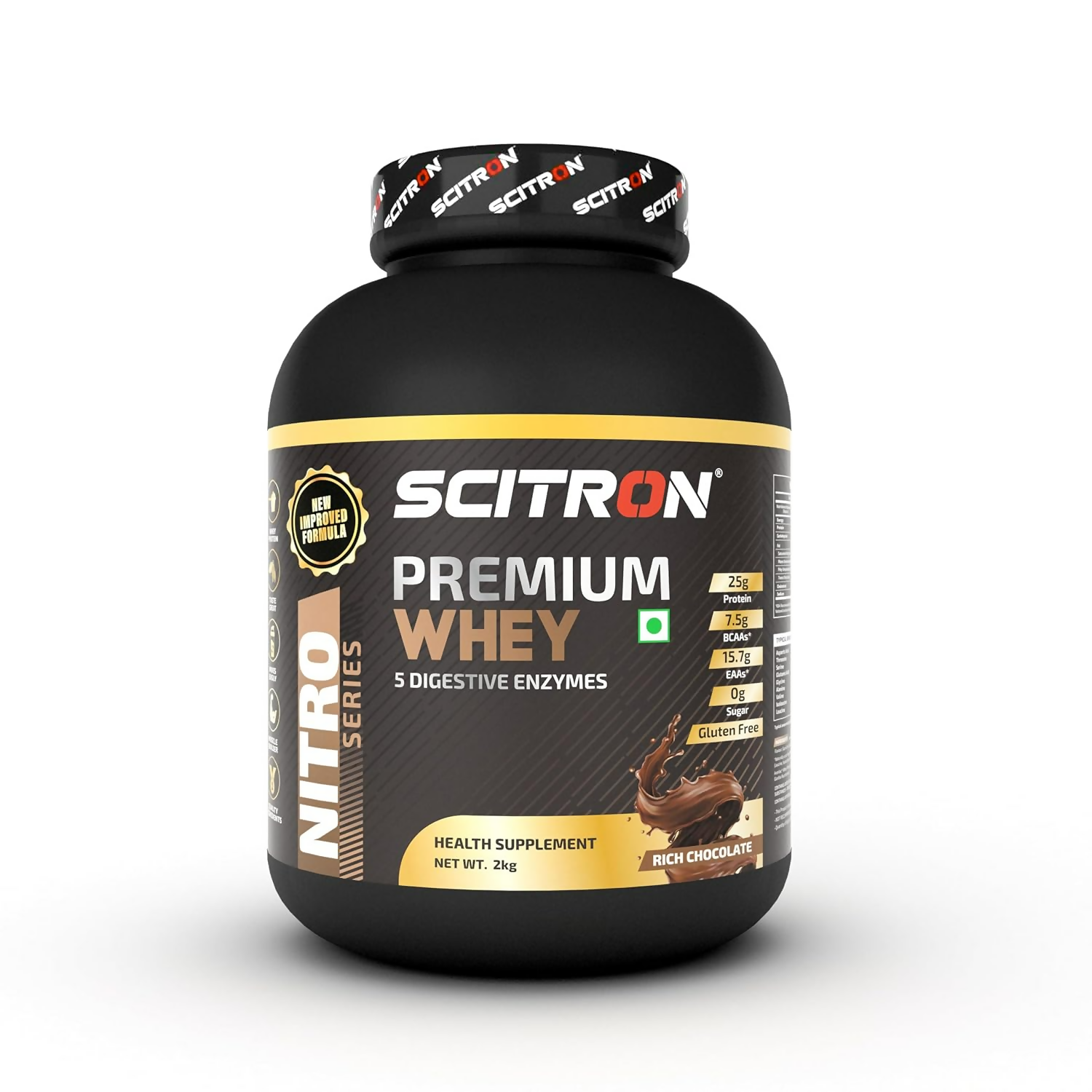 Scitron Nitro Series Premium Whey Rich Chocolate | Grocsy
