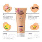 Sanfe Intimate Lightening Serum With Orange Peel + Brightening Intimate Scrub + Brightening Back And Bum Cream | Grocsy