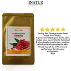 Inatur Pomegranate Sheet Mask | Grocsy