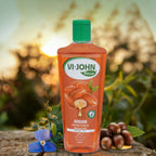 VI-JOHN Naturale Argan Enriched Hair Oil Moisture & Soft with Vitamin A.E & F | Grocsy