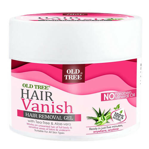 Old Tree Hair Vanish Hair Removal Gel with Aloe Vera & Tea Tree | Grocsy