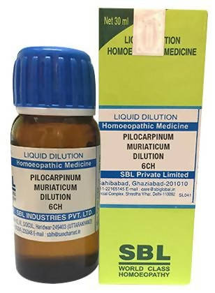 SBL Homeopathy Pilocarpinum Muriaticum Dilution | Grocsy