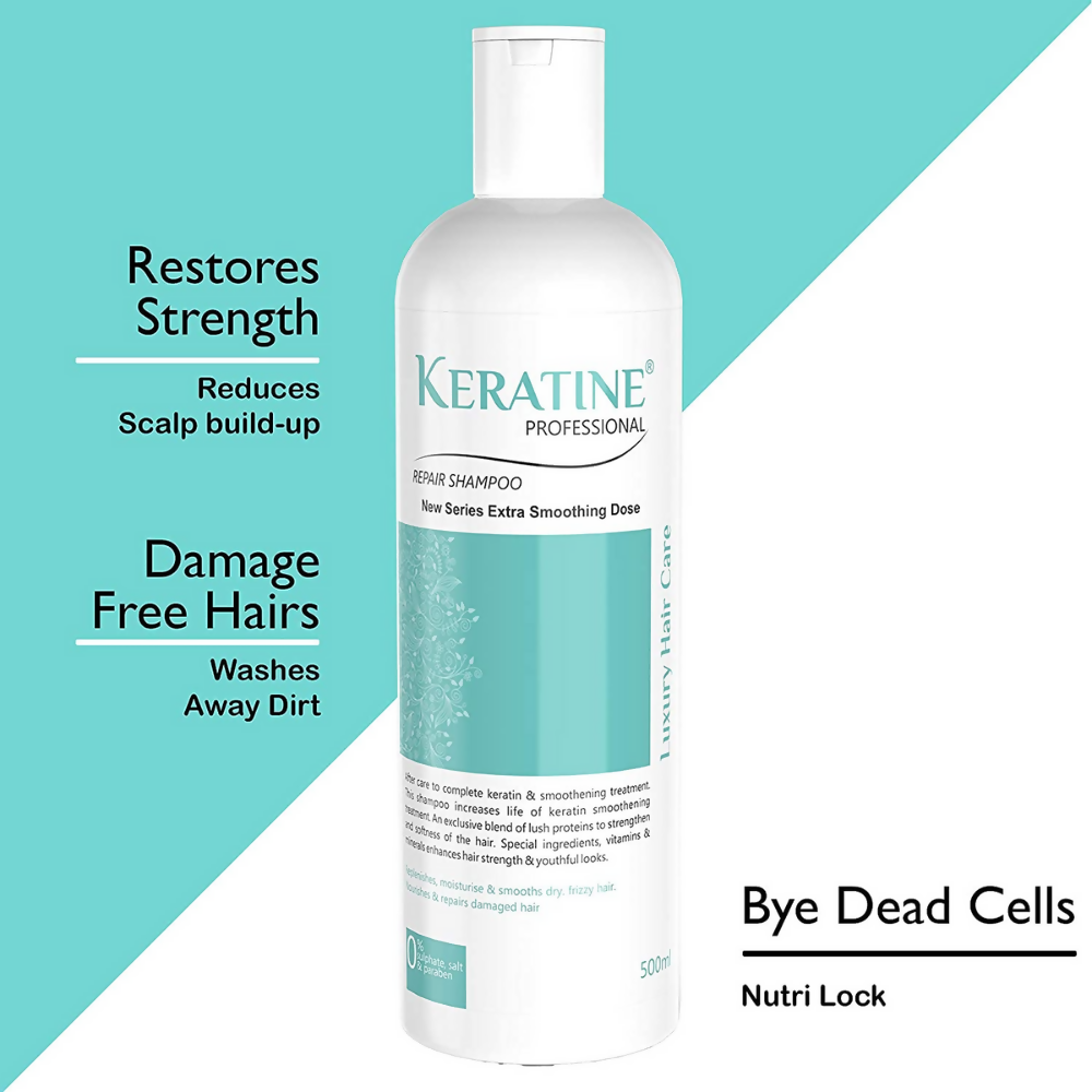 Keratine Professional Smoothing Shampoo, Luxury Hair Mask and Smooth Shine Serum | Grocsy