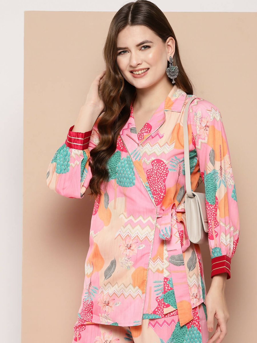 Ahalyaa Women's Traditional Wear Co-ods - Multi | Grocsy