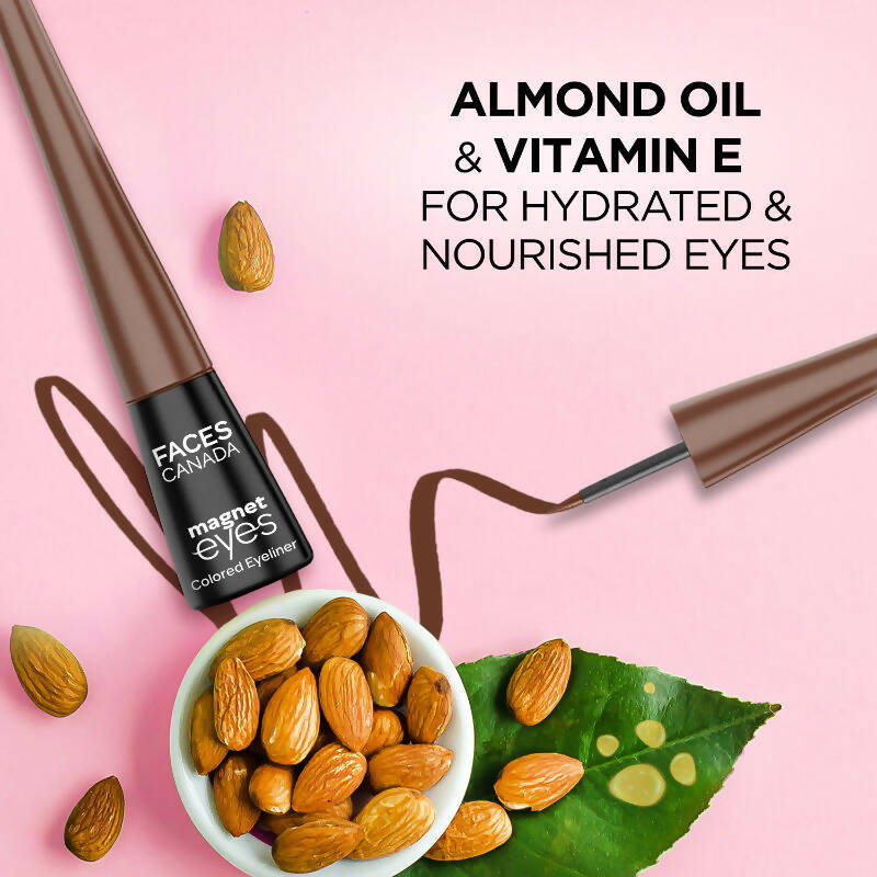 Faces Canada Magneteyes Color Eyeliner - Powerful Brown | Grocsy