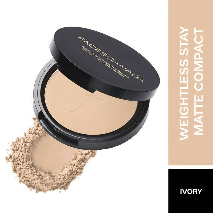 Faces Canada Weightless Stay Matte Compact SPF20-Ivory 01 | Grocsy