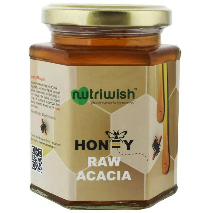 Nutriwish 100% Pure Organic Honey Raw Acacia | Grocsy