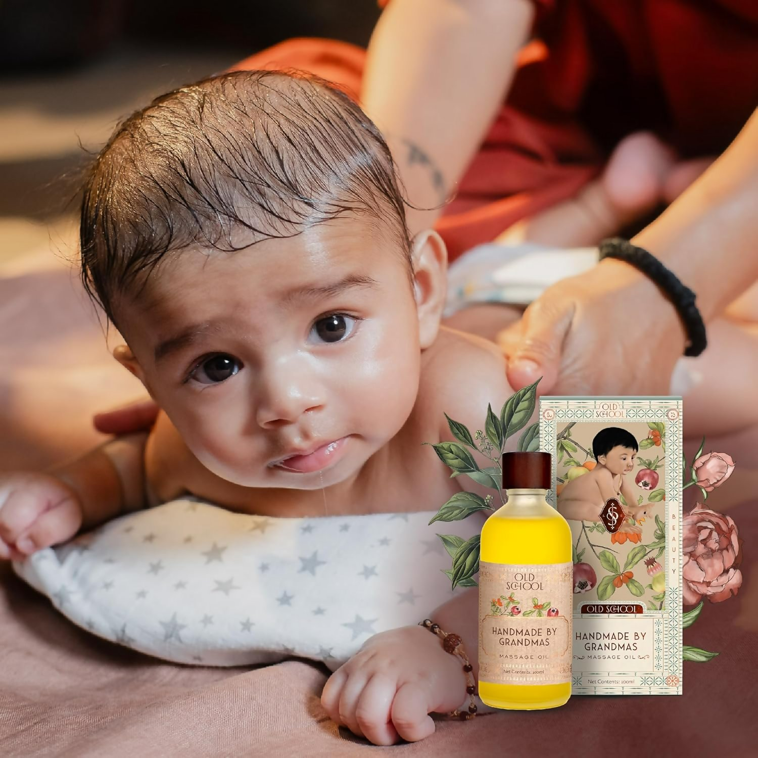 Old School Rituals Handmade By Grandmas Baby Massage Oil | Grocsy