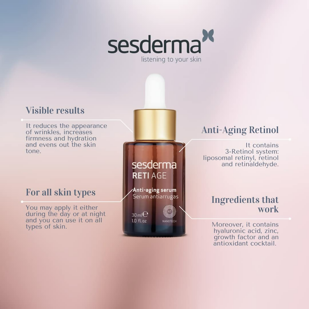 Sesderma Retiage Antiaging Facial Serum | Grocsy