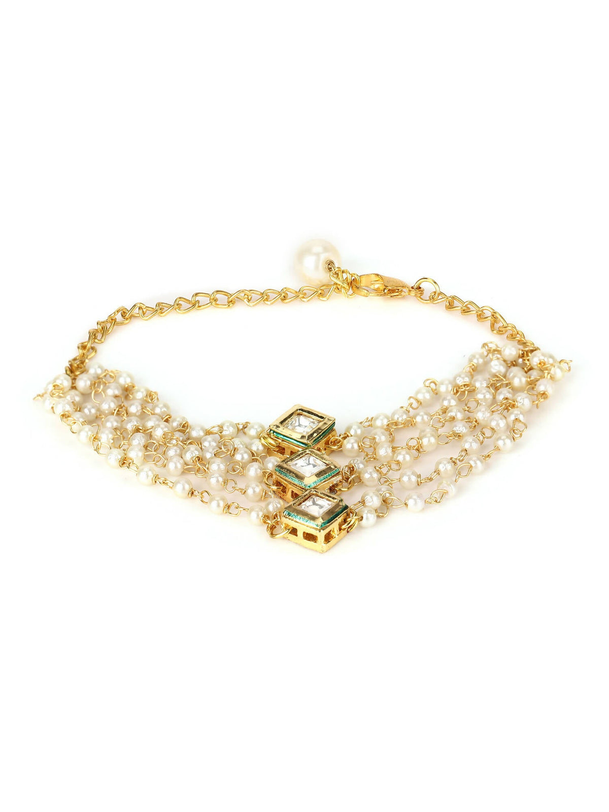 Women's White Bracelet - Ruby Raang | Grocsy