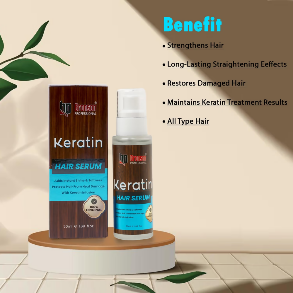 Bronson Professional Keratin Hair Serum Anti Frizz Hair Serum | Grocsy