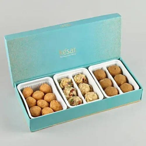 Set of 5 Pearl Rakhi & Sweet Savoury Treats | Grocsy