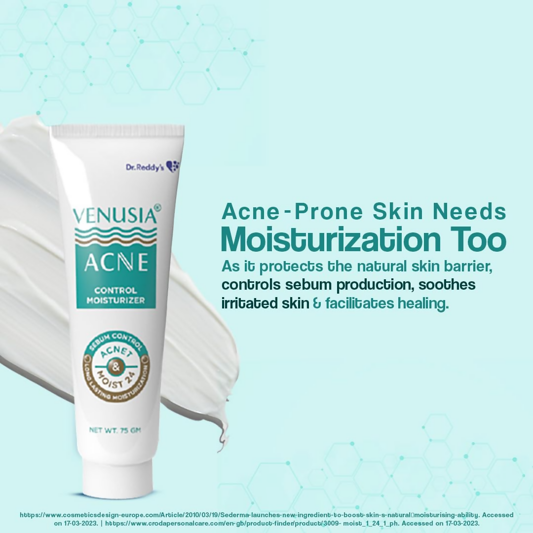 Dr. Reddy's Venusia Acne Control Moisturizer For Oily & Acne Prone Skin | Grocsy