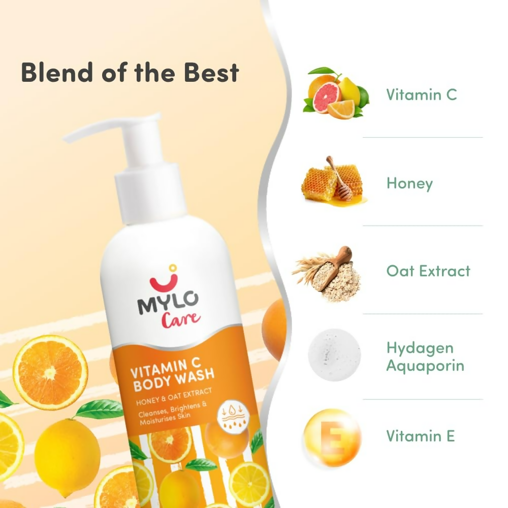 Mylo Care Vitamin C Body Wash with Honey | Grocsy