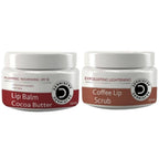 Dermistry Nourishing Cocoa Butter Lip Balm & Coffee Lip Scrub | Grocsy