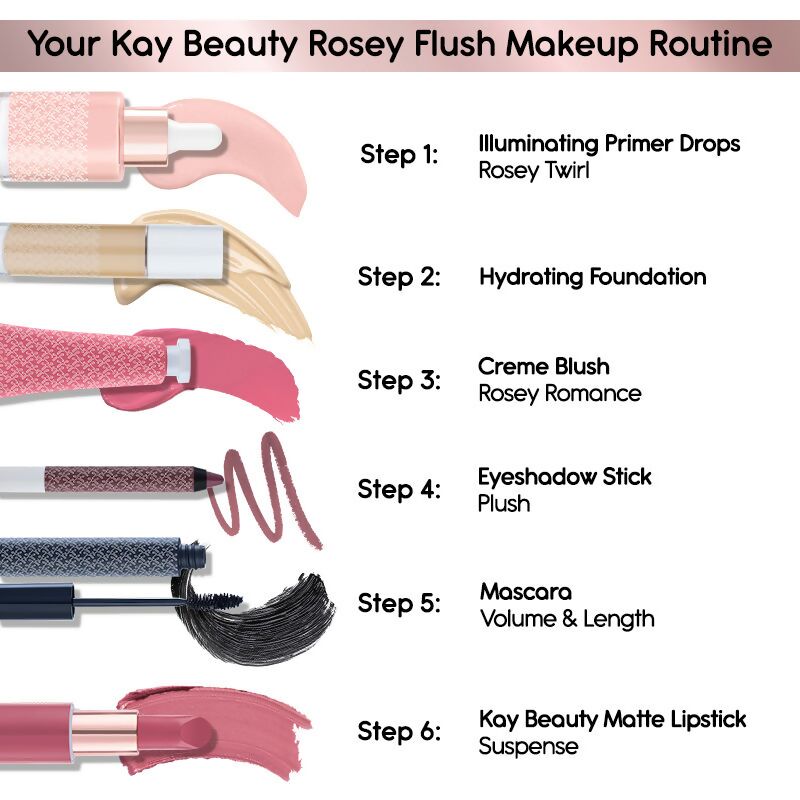 Kay Beauty By Katrina Kaif Illuminating Primer Drops - Rosey Twirl | Grocsy