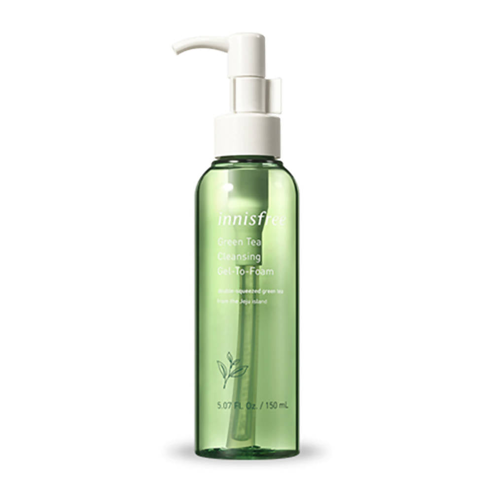 Innisfree Green Tea Cleansing Gel-To-Foam | Grocsy