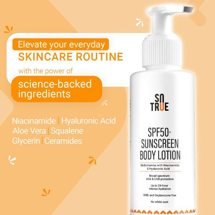 Sotrue SPF 50+ Sunscreen Body Lotion | Grocsy