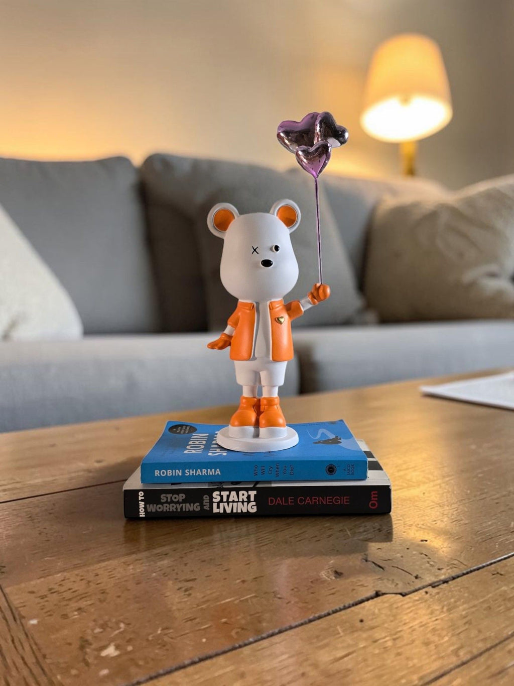 Sun Mun Decors Orange Premium Teddy | Grocsy