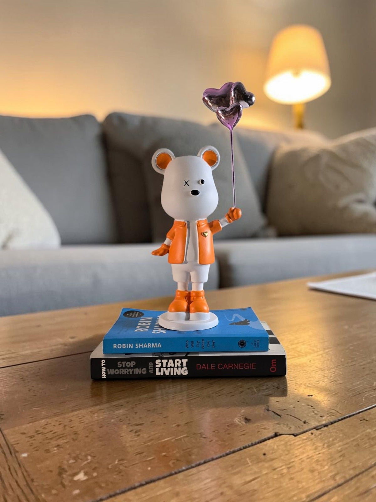 Sun Mun Decors Orange Premium Teddy | Grocsy
