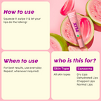 PLIX The Plant Fix Guava Glowy Lip Tinted Balm | Grocsy