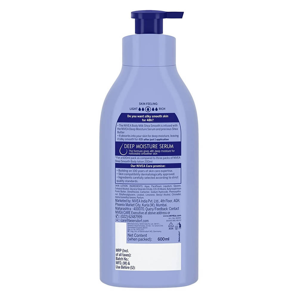 Nivea Body Lotion for Dry Skin Shea Smooth | Grocsy