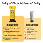 Ghar Soaps Kojic Acid & Turmeric Face Wash | Grocsy