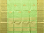 Light Green Uppada Silk Handloom Saree with Nilamabri Buta Design - Global Threads | Grocsy
