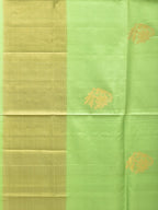Light Green Uppada Silk Handloom Saree with Nilamabri Buta Design - Global Threads | Grocsy