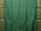 Light Grey and Light Green Uppada Silk Handloom Saree with Body Buta and Checks Design - Global Threads | Grocsy