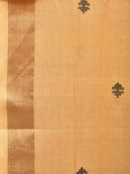 Light Yellow Uppada Cotton Handloom Saree with Jamdani Pallu Design - Global Threads | Grocsy