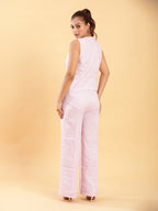 BohoJazz Lilac Linen Smart Co-ords | Grocsy