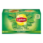 Lipton Pure & Light Green Tea Bags | Grocsy