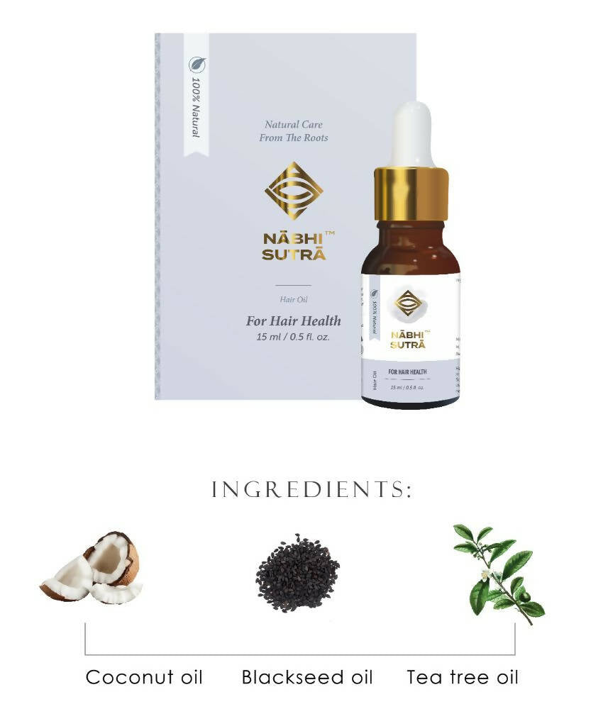 Nabhi Sutra Healthy Hair Care - Belly Button Oil | Grocsy