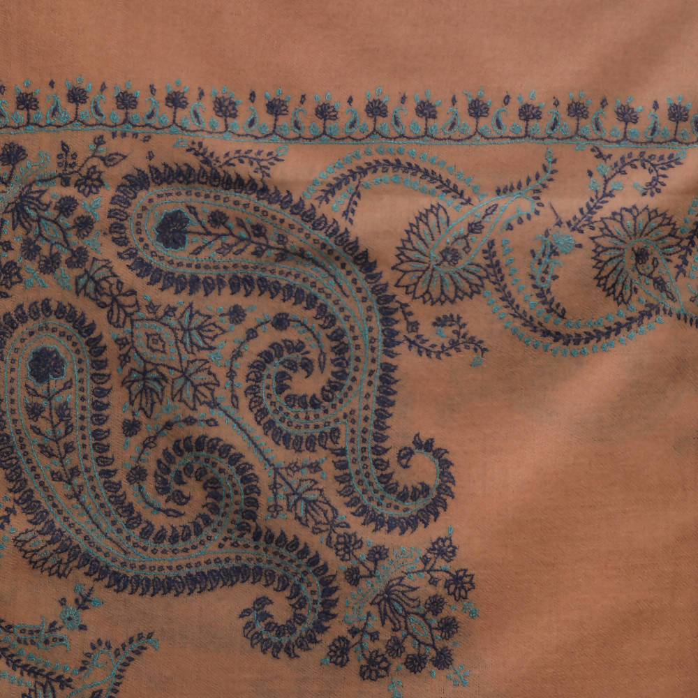 Nizalia Handmade Sozni Work Pashmina | Grocsy