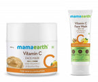 Mamaearth Vitamin C Face Wash & Sleeping Mask For Skin Illumination Combo | Grocsy